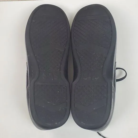 SAS Time Out Tripad Orthopedic Comfort Black Leather Walking Shoes Men Size 14 S