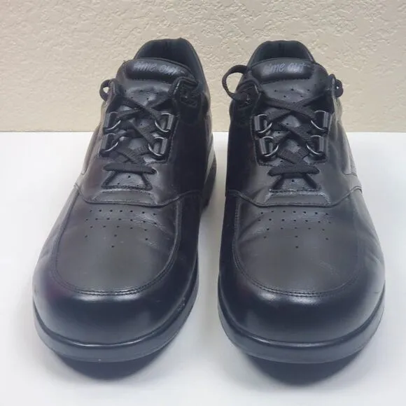 SAS Time Out Tripad Orthopedic Comfort Black Leather Walking Shoes Men Size 14 S
