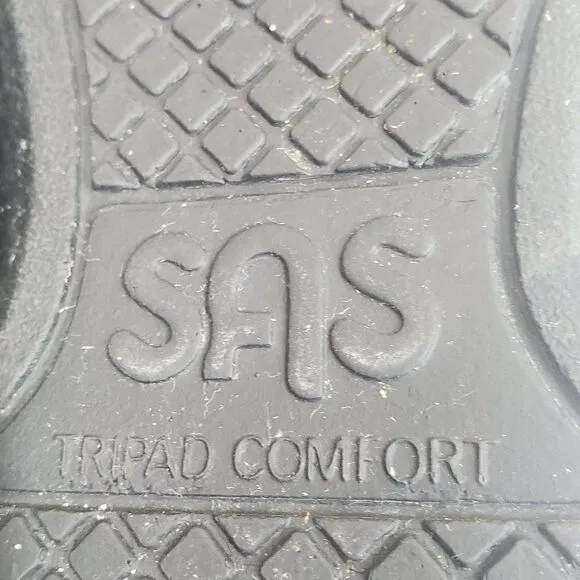 SAS Time Out Tripad Orthopedic Comfort Black Leather Walking Shoes Men Size 14 S