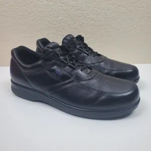 SAS Time Out Tripad Orthopedic Comfort Black Leather Walking Shoes Men Size 14 S