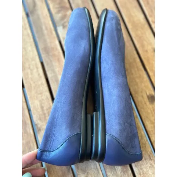 SAS Women’s 7W Scenic Ballet Flats Suede Leather Cosmic Blue Orthopedic Shoes