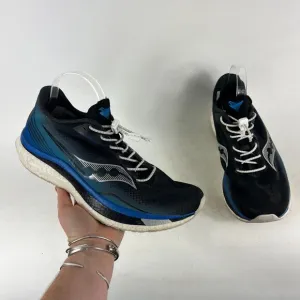 Saucony Endorphin Pro Sneakers Men's 12 Black Lace-Up Athletic Shoes S20598-88
