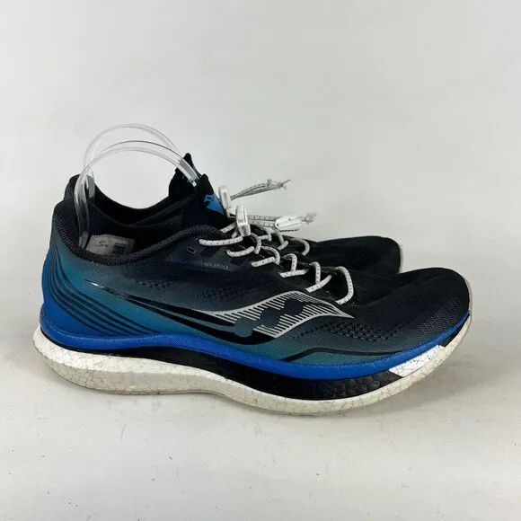 Saucony Endorphin Pro Sneakers Men's 12 Black Lace-Up Athletic Shoes S20598-88