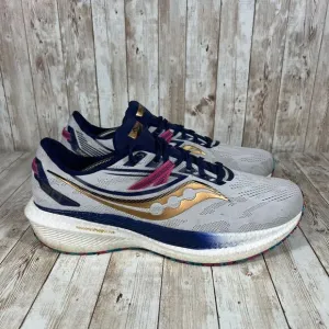 Saucony Men's PWRRun  Performance Running Shoes Navy Gold Pink size 13‎