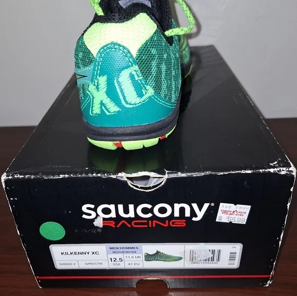 Saucony Racing Kilkenny XC in a men's size 12.5. They're NWT with no flaws.