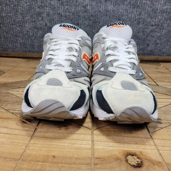 Saucony Azura 2000 Men's 8 S70491 3 Grey Orange Black Running Athletic Shoes