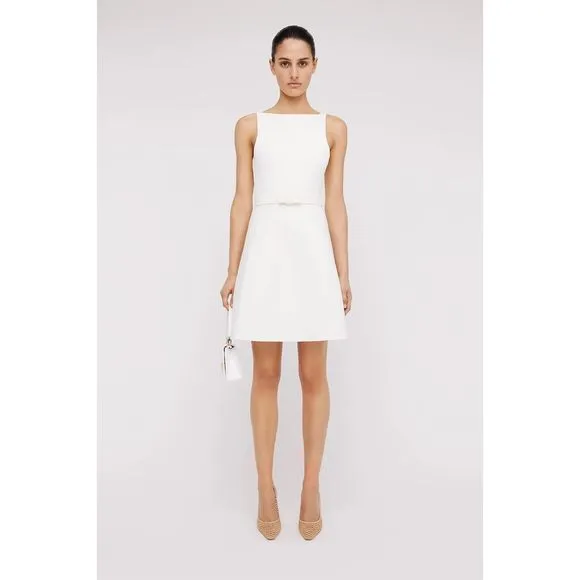 SCANLAN THEODORE CREPE KNIT DRESS SIZE XS
