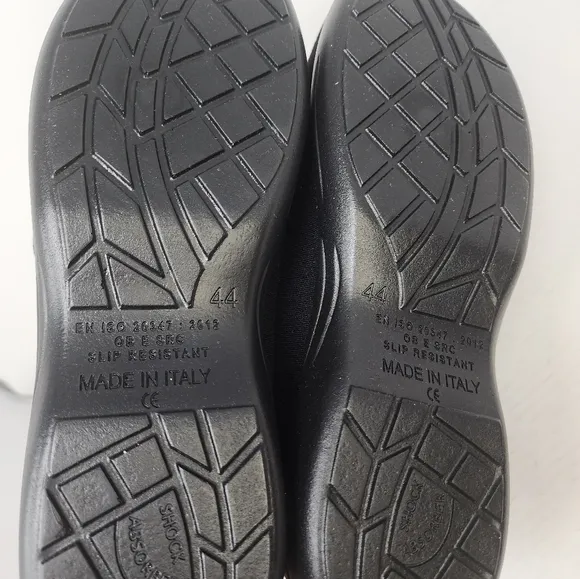 Schawos Men's Black Comfort Slippers Adjustable Support Size Men's 10.5