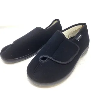 Schawos New Black House Slippers Comfortable Easy Slip on Shoes Size 9