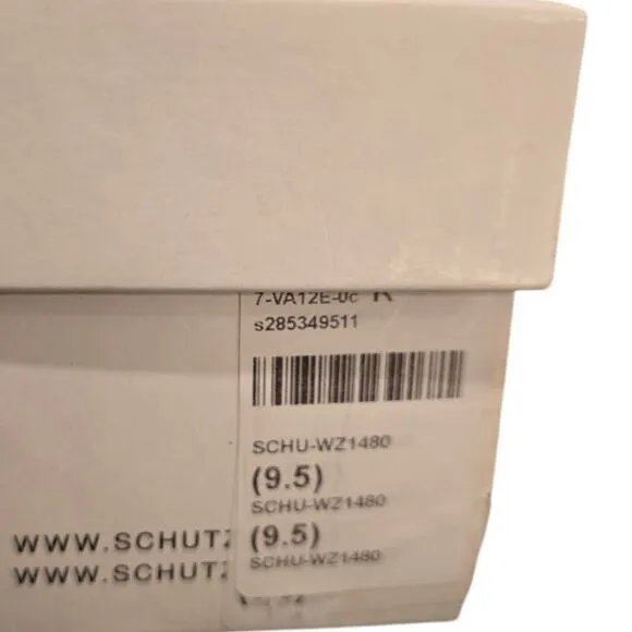 Schutz Cady Pump in Spotted Brown Leather EUC Size 9.5