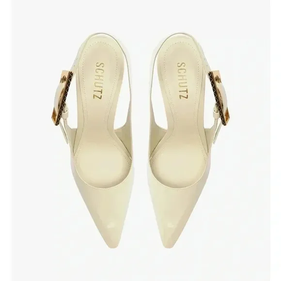 Schutz Ciara patent leather pumps shoes sz 5.5 nwob