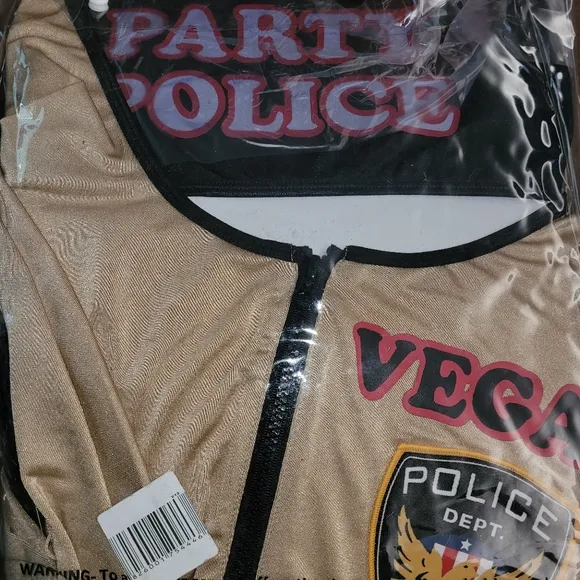 Sexy Party Police Convertible Halloween Costume Cosplay Roleplay