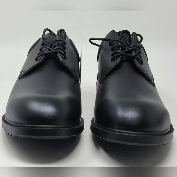 Shoes for Crews Men's Cambridge Slip Resistant Shoes Size 10.5 Wide Black 6006W