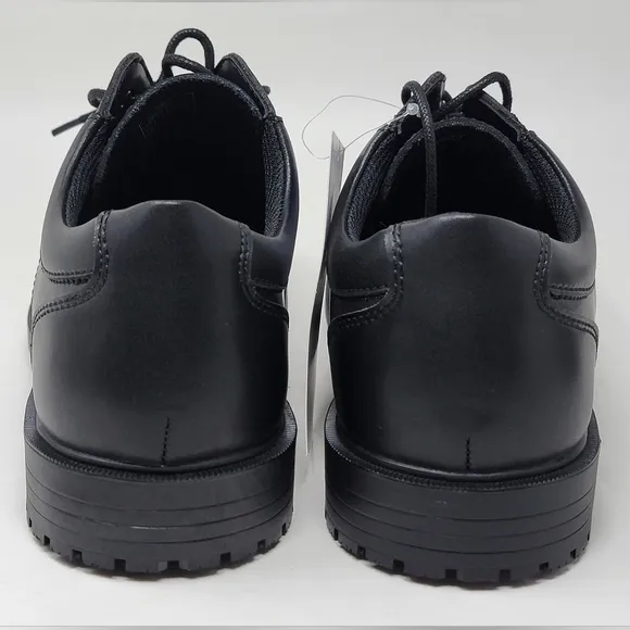 Shoes for Crews Men's Cambridge Slip Resistant Shoes Size 10.5 Wide Black 6006W