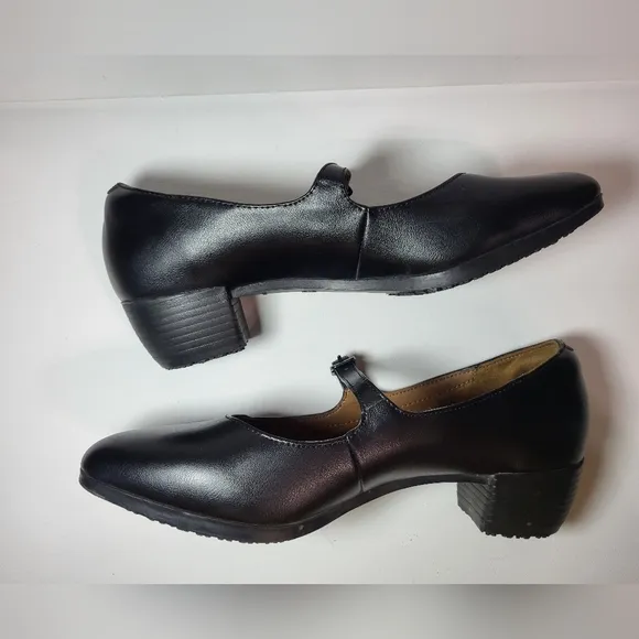 Shoes For Crews Vita Women's Black Mary Jane Dress Shoes Style #58565 Size 9