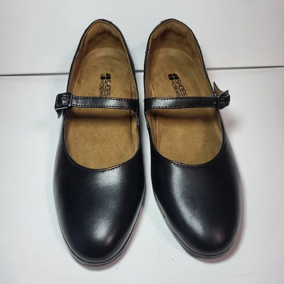 Shoes For Crews Vita Women's Black Mary Jane Dress Shoes Style #58565 Size 9