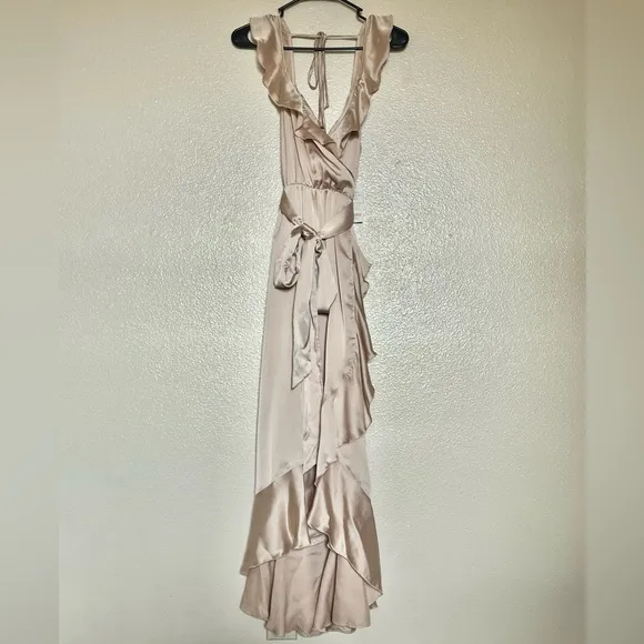Show Me Your Mumu Samantha Ruffle Wrap Dress size medium