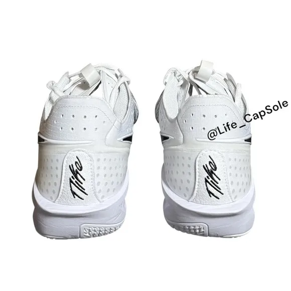 Size 10 Nike Air Zoom GT Cut 3 White Black Basketball Shoes DV2913-102 Mens