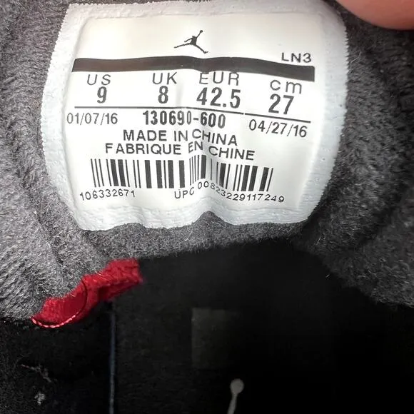 Size 9 - Nike Air Jordan 12 Retro Gym Red Men's Shoes - Ships Now