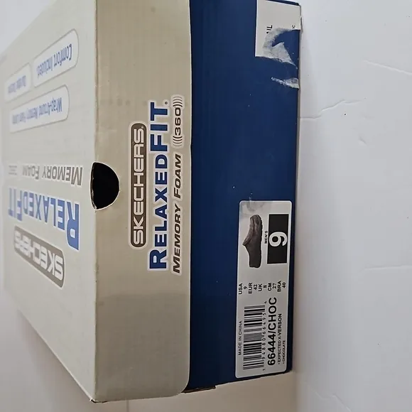 Skecher Relaxed Fit Memory Form Expected Slippers SZ 9 Brown  NIB