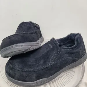 Skechers Expected X Larmen Slippers Shoes Men 12 Relaxed Fit Black Slip On 66445
