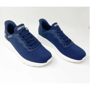 Skechers Hands Free Slip-Ins Navy Bobs Sport Squad Chaos Tennis Shoes Size 10