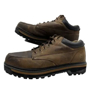 Skechers Mens 16 Mariner Utility Boot 4470EW Leather Chunky Low Y2K Work Shoes