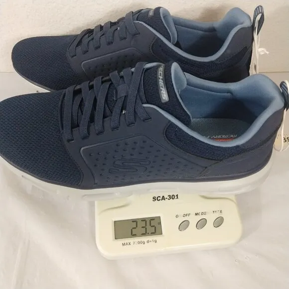 Skechers Mens Glide Lite Pacer Shoes Navy Blue Size 11 US
