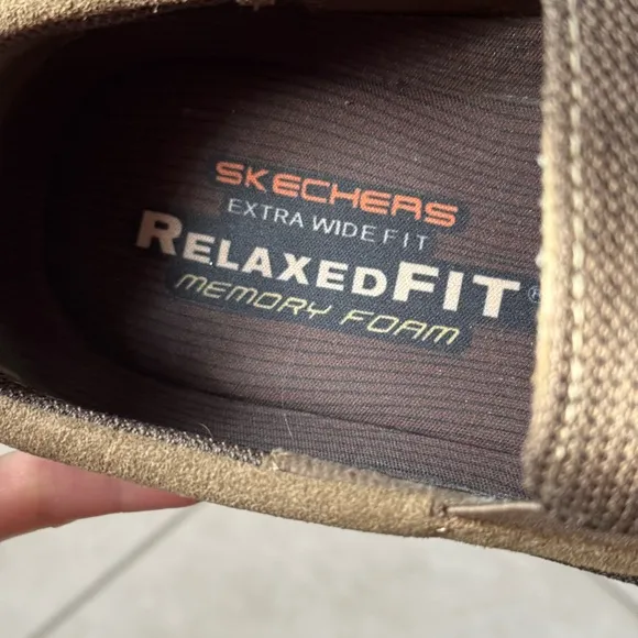 🍍Skechers Men's Relaxed Fit Slip-On Shoes - Brown