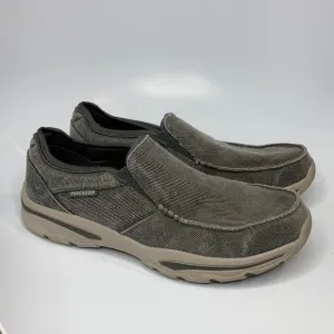 Skechers relaxed fit Creston slip on shoes charcoal gray size 9