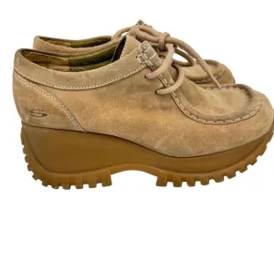 Skechers Somethin' Else Vintage Y2k Lace Up Platform Chunky Shoes Size 10