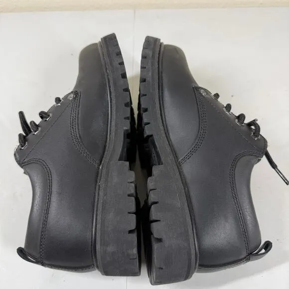 Skechers Tom Cats Black Leather Y2K Chunky Platform Shoes 6618 Men Size 7