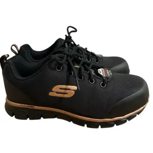 SKECHERS Womens 6.5 Work Shoe Sure Track Chiton Alloy Safety Toe Slip Resistant