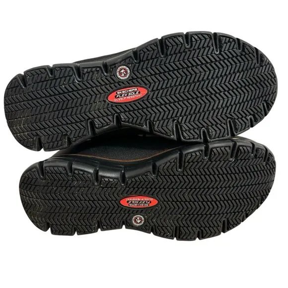 SKECHERS Womens 6.5 Work Shoe Sure Track Chiton Alloy Safety Toe Slip Resistant