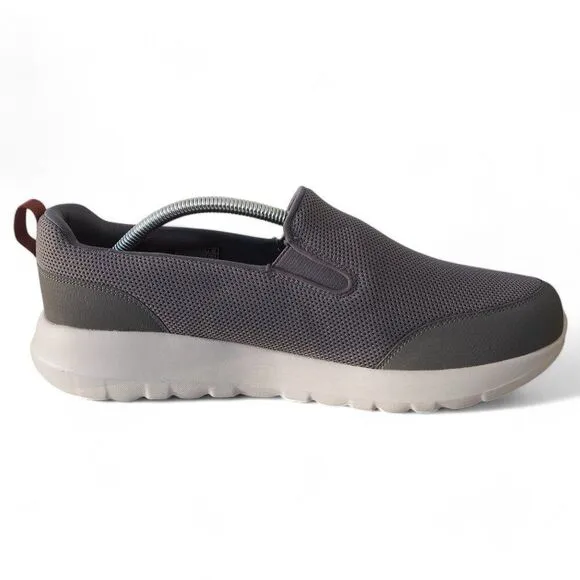 Skechers GOwalk Max Clinched Slip-on Comfort Shoes Grey 216010WW Men's 11WW