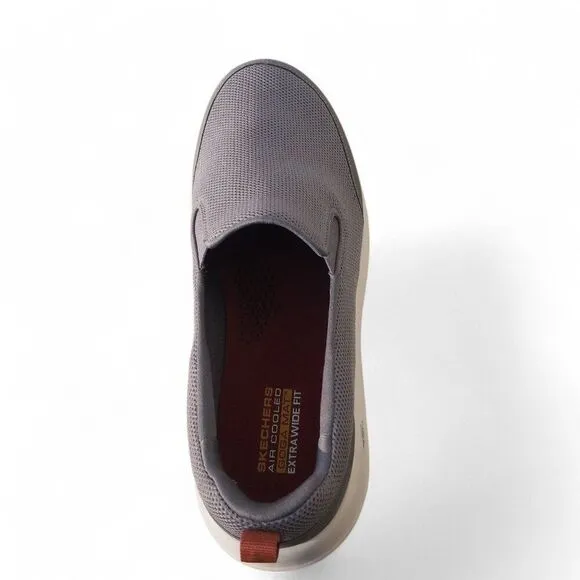 Skechers GOwalk Max Clinched Slip-on Comfort Shoes Grey 216010WW Men's 11WW