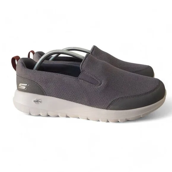 Skechers GOwalk Max Clinched Slip-on Comfort Shoes Grey 216010WW Men's 11WW