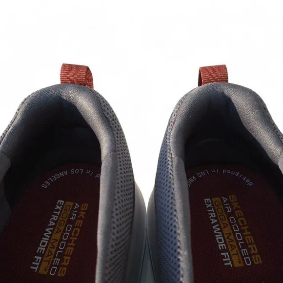 Skechers GOwalk Max Clinched Slip-on Comfort Shoes Grey 216010WW Men's 11WW