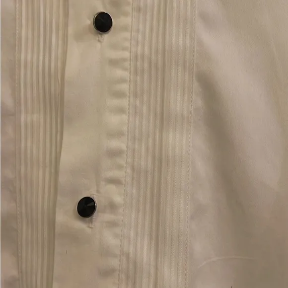 Slim Fit White Cotton Dress Shirt