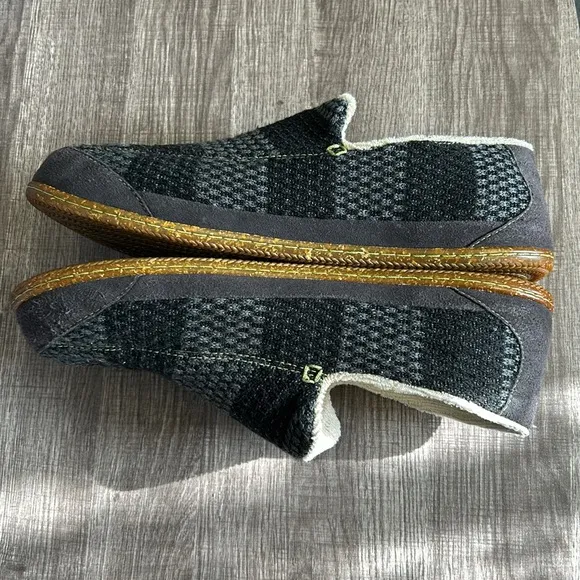 Smartwool Mocaroon Slippers Wool Blend Cozy Knit Indoor/Outdoor Gray Men’s 12