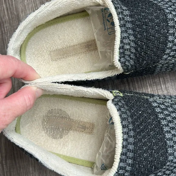 Smartwool Mocaroon Slippers Wool Blend Cozy Knit Indoor/Outdoor Gray Men’s 12