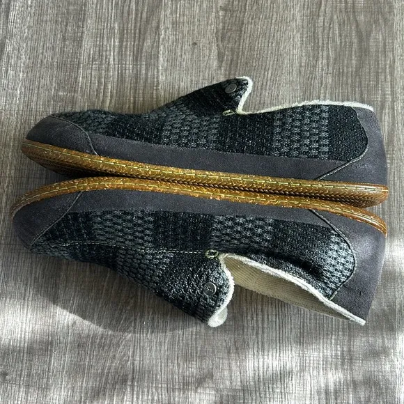 Smartwool Mocaroon Slippers Wool Blend Cozy Knit Indoor/Outdoor Gray Men’s 12