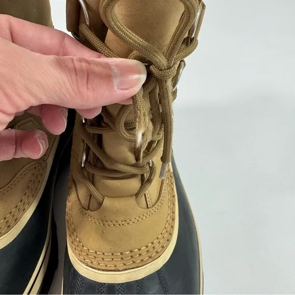 Sorel Caribou Tan Winter Boots Waterproof 8