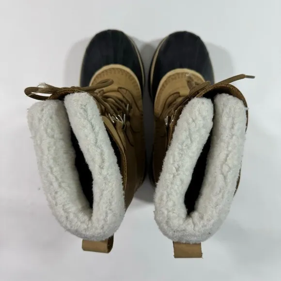 Sorel Caribou Tan Winter Boots Waterproof 8