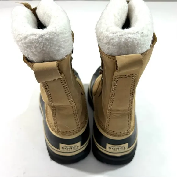 Sorel Caribou Tan Winter Boots Waterproof 8