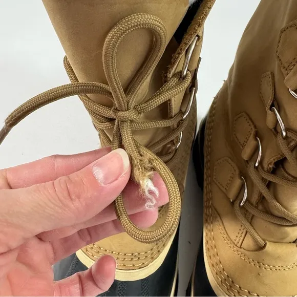 Sorel Caribou Tan Winter Boots Waterproof 8