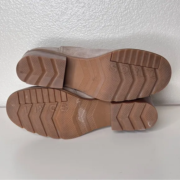 Sorel Cate Cutout Beige Suede Bootie Size‎ 8