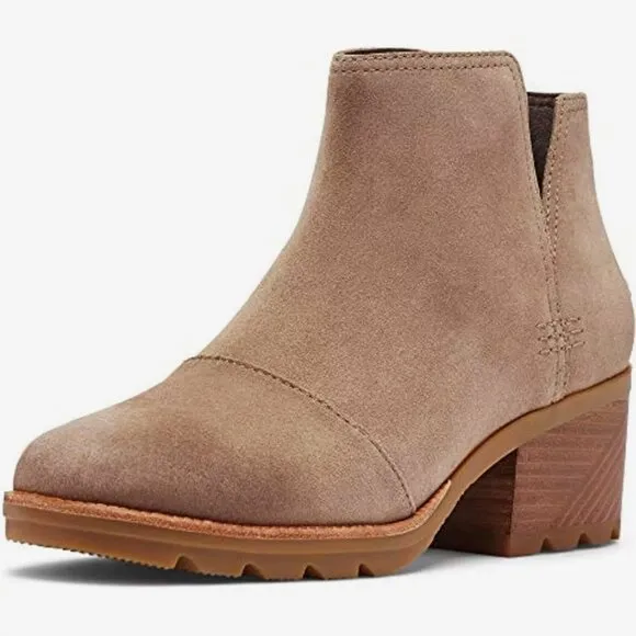 Sorel Cate Cutout Beige Suede Bootie Size‎ 8