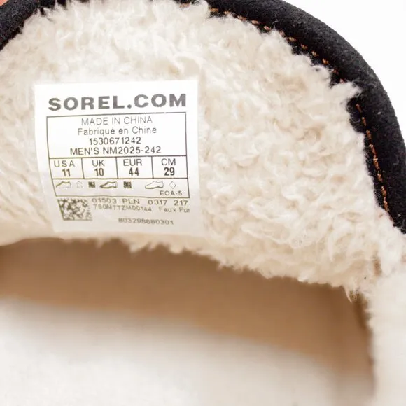 SOREL DUDE MOC Elk Men's Slipper Size 11