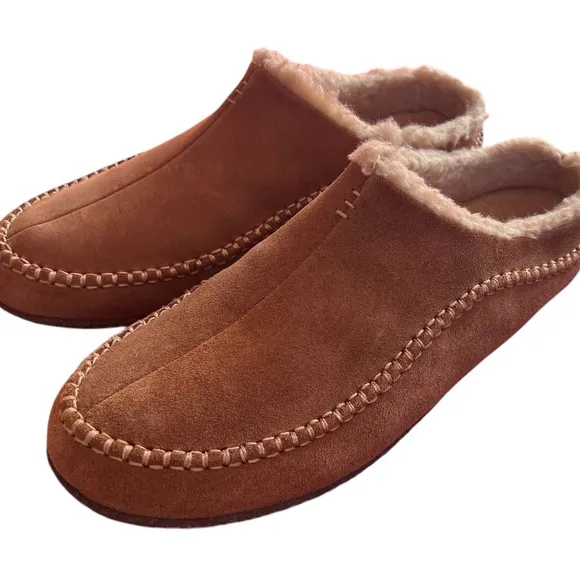 SOREL FALCON RIDGEM II MEN'S BROWN SUEDE SLIPPERS